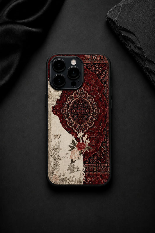 Pashmina Luxury Persian Art 2D Printed Case iphone 13 pro