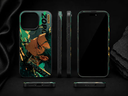 iPhone 14 Pro Anime Zoro Edition Premium Back Cover