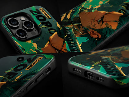 iPhone 14 Pro Anime Zoro Edition Premium Back Cover